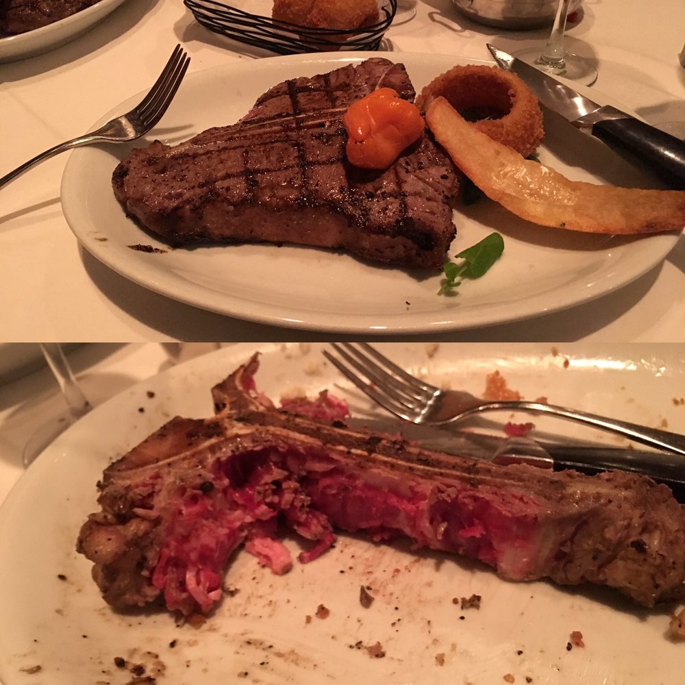 Before and After, a 22oz Porterhouse