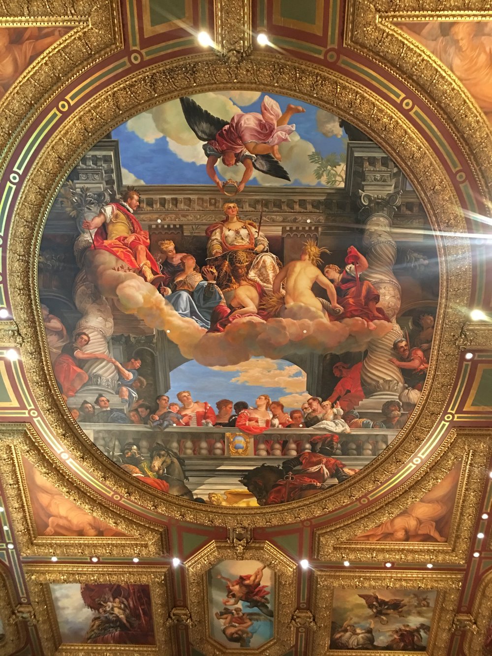The Venetian ceiling
